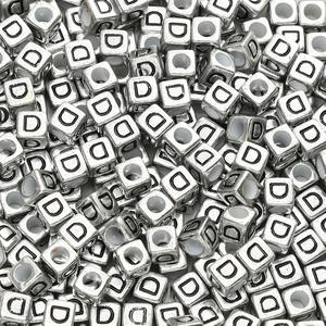 50-100 Piezas de Cuentas Acrílicas con Iniciales del Alfabeto para Llaveros, Accesorios, Dijes para Hacer Joyas, Pulseras y Collares - Product Image 1