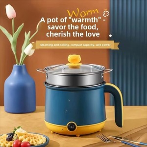 Casserole électrique multifonctionnelle 110V, mini-casserole portable pour dortoir d'étudiant et maison, pot à nouilles et à frire - Product Image 1