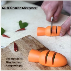 Mini Multi Functional <b>Knife</b> <b>Sharpener</b> Stainless Steel Manual Portable Whetstone Bottle Opener Household Tool - Product Image 5