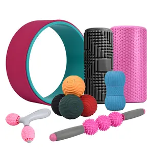new yoga column muscle athletic equipment workout vibration hollow yoga foam roller massage set soft supplier high density