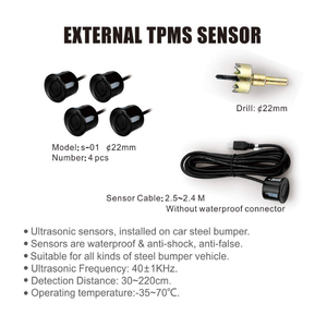 Car <strong>Parking</strong> <strong>Sensors</strong> <strong>System</strong> Backup Radar Detector Reverse Car Camera Car <strong>Parking</strong> <strong>Sensor</strong> With 4 <strong>Sensors</strong> - Product Image 2