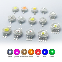 Diodes LED CMS RGB haute puissance 3W, pleine couleur 625nm 525nm 465nm, perles de lampe rouge bleu vert blanc/blanc chaud UV LED CRI 95/90
