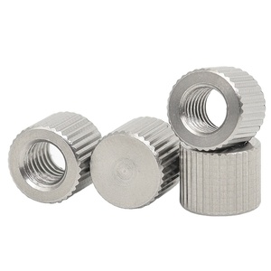 M2 M2.5 M3 M4 M5 M6 Trou traversant Trou aveugle Acier au carbone Zinc Nickle Acier inoxydable Écrou moleté - Product Image 1