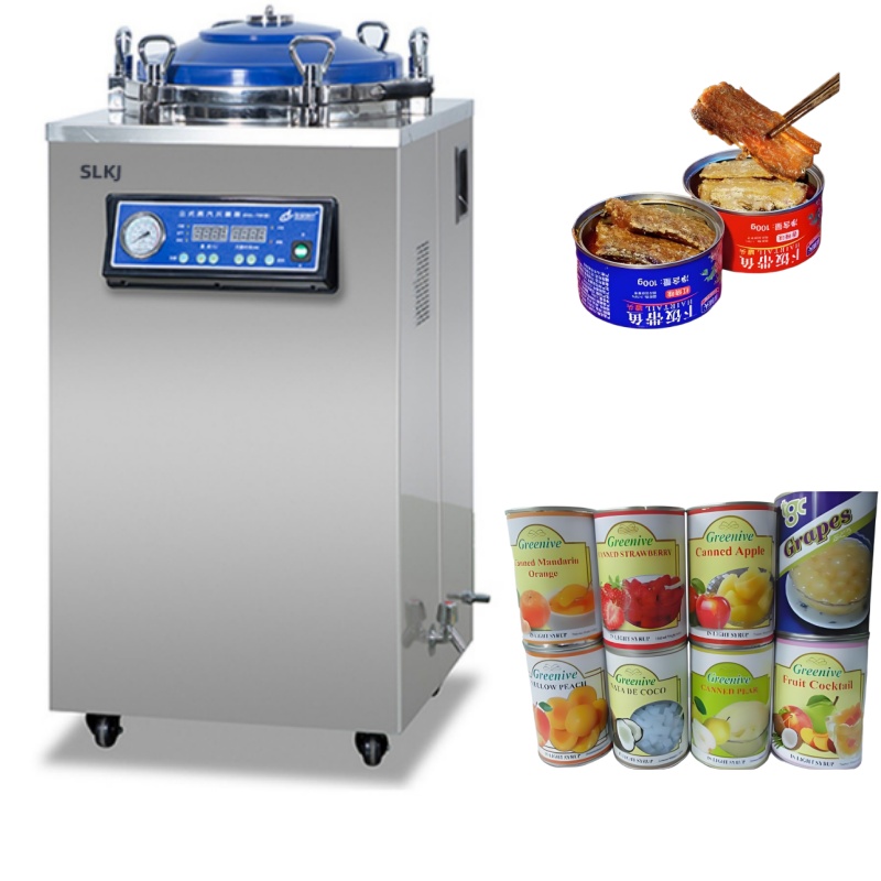 New Autoclavable Retort Sterilizer Machine Automatic Autoclave Sterilization for Aluminum Foil Pouches Soft Packages Food