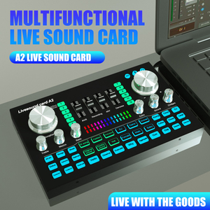 USB A2 Recording Sound Card S1 External Smart Professional Connect Phone Tablet Live Show With Audio <strong>Interface</strong> OTG Soundcard - Product Image 2
