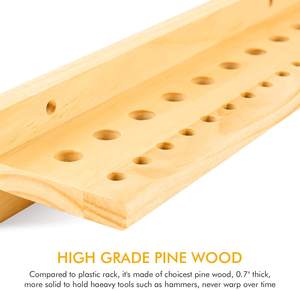 Organizador <span class=keywords><strong>de</strong></span> Destornilladores, Organizador <span class=keywords><strong>de</strong></span> Alicates, Soporte para Martillos, Organizador <span class=keywords><strong>de</strong></span> <span class=keywords><strong>Herramientas</strong></span> Montado en la Pared, Soportes <span class=keywords><strong>de</strong></span> Madera para <span class=keywords><strong>Herramientas</strong></span> - Product Image 4