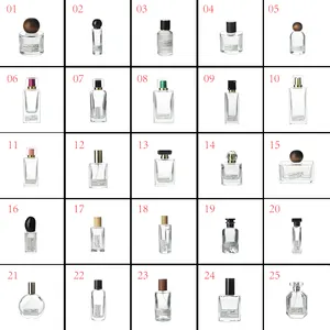 Emballage de bouteille de parfum rechargeable en verre de luxe unique personnalisé de 10ml 30ml 50ml 75ml 100ml bouteilles d'huile de parfum vides avec boîte