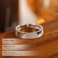 Bague unisexe de haute qualité en argent sterling 925 avec diamant naturel, motif écailles de dragon brillantes, glace concassée, ruche de glace, écailles de poisson