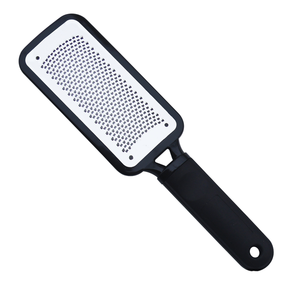 Professional Pedicure Scraper Metal Foot <b>File</b> Callus Remover Long Handle Stainless Steel Foot Rasp Dead Skin Removal Plastic - Product Image 1