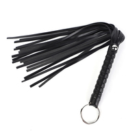 Vente en gros pas cher en cuir BDSM Bondage Gear jeu de sexe érotique outil de fessée pour cul cul punition Couple fouet