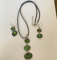 Collier et boucles d'oreilles en coquillage Abalone pour femmes, bijoux de mode