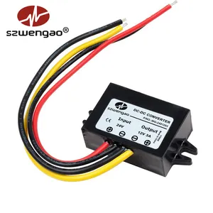 Regulador de voltaje de alta calidad, fuente de alimentación de 24V CC a 12V CC, 1.5A, 3A, 5A, reductor