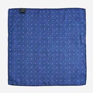 أزياء الرجال حرير سبن مربع وشاح و مناديل مطبوعة على الوجهين بنمط الأزهار بحواف ملفوفة يدويًا - Product Image 4