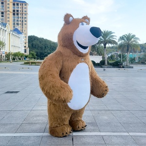 Funtoys ours gonflable mascotte Costume ours en peluche Fursuit peluche pour adulte Anime <span class=keywords><strong>Cosplay</strong></span> personnalisé mascotte carnaval animal - Product Image 3