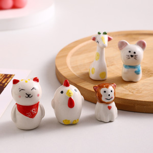Figuras de Animales de Cerámica con Dirección de Giro, Mini Decoraciones para el Hogar, Regalo - Product Image 4