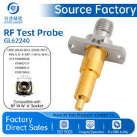 Sonda de prueba RF GL62240 con conector SMA hembra de montaje en brida, compatible con RF III IV V, para pruebas de módulos inalámbricos en PCB con zócalo SMT, de CC a 6 GHz