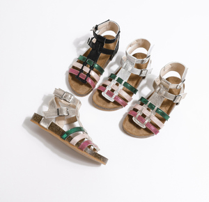 New Trend Retro Fashionable Comfortable Kids Sandals <b>Soft</b> Sole Open Toe Breathable High Top Beach <b>Shoes</b> - Product Image 2