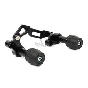 1 paire de protecteur contre les chutes de cadre d'échappement avec curseur, en Aluminium CNC, pour Scooter Yamaha Xmax, Nmax, <span class=keywords><strong>Aerox</strong></span>, toute l'année - Product Image 1