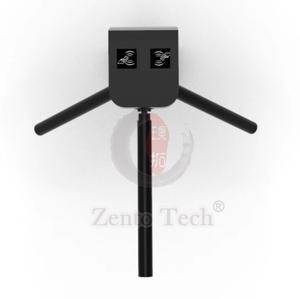 Zento Vertical <span class=keywords><strong>Semi</strong></span>-<span class=keywords><strong>Automatic</strong></span> Trépied Tourniquet Barrière Portes Prix Manuel Avec Biométrique Rfid Scenic School Construction Site Gym - Product Image 3