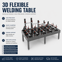 Banc de travail de soudage 3D robuste, plateforme de soudage en acier perforé de haute précision pour l'assemblage industriel