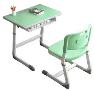 Adjustable Class furniture Tutorial desk Institution chair Primarytable University seat Kindergarten set Supplier Factory