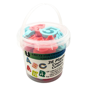 36 miếng xô Bảng chữ cái thư và số Kẹo mềm bánh quy Bột Đất Sét cắt khuôn và máy cắt cookie, máy cắt bánh quy nhà bếp - Product Image 1