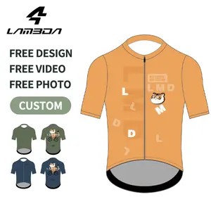 लैमेडा 2024 समर ओईएम मेन बाइक वियर शर्ट कस्टम साइकिल साइकिल सिक्लिस्मो प्रोफेशनल कस्टम साइक्लिंग जर्सी