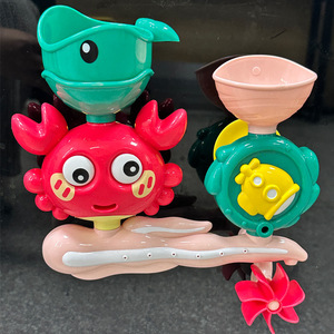 Giocattoli da bagno per bambini Set di plastica acqua granchi filatura per la balneazione all'ingrosso vasca da bagno per bambini - Product Image 1