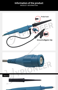 YPIONEER Analoge Sonde für Oszilloskop mit 10:1/100:1 Dämpfung verhältnis, P2301b/2301c, mit einer Bandbreite von 300 MHz - Product Image 5