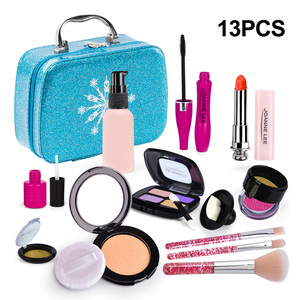 Vente chaude 20 pièces Jouets <span class=keywords><strong>de</strong></span> beauté en plastique <span class=keywords><strong>de</strong></span> simulation Jouets <span class=keywords><strong>de</strong></span> mode Petites filles Faire semblant <span class=keywords><strong>de</strong></span> jouer Ensemble <span class=keywords><strong>de</strong></span> jouets <span class=keywords><strong>de</strong></span> <span class=keywords><strong>maquillage</strong></span> non tachant avec sac Non toxique - Product Image 2