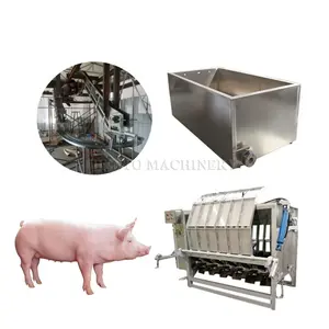HENTO Factory Pig Dehairer and Scalding Machine / Slaughterhouse Hooks Pig / Pig Slaughter Line