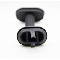 Manchons de protection pour câblage de portière de voiture en EPDM - Joints ondulés en caoutchouc moulés sur mesure pour la protection des faisceaux de câbles automobiles IATF16949