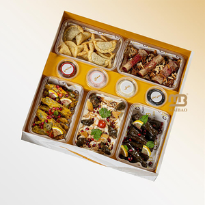 Caixa para Molho de Comida Árabe para Viagem, Embalagem para Bolinhas de Kibbe, Caixa para Rolos de Queijo e Espinafre com Divisórias - Product Image 5