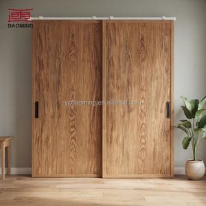 Puertas Corredizas de Madera Personalizables para el Hogar y la Oficina, Diseño Posmoderno, Acabado de Superficie, Tamaños Favoritos, Otros Productos para Puertas Interiores - Product Image 1
