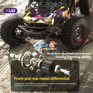 EPT Vehículo Todoterreno 4x4 a Escala 1:16 con Control Remoto de Alta Velocidad de 38 km/h, Motor sin Escobillas de 2.4G y Luces - Product Image 5