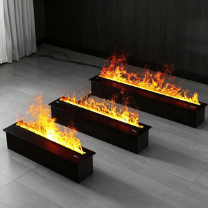 Cheminée électrique 3D à vapeur d'eau avec télécommande, humidificateur, flamme à vapeur, sans chaleur, sûre pour l'intérieur, salon, meuble <span class=keywords><strong>TV</strong></span>, hôtel - Product Image 2