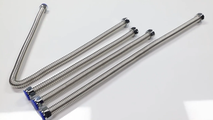 1/2 İnç 300 Serisi Paslanmaz Çelik Oluklu Sıhhi Tesisat Borusu Musluk Bağlantısı Sıcak Su Isıtıcısı Hortumu AiSi Standart Kaynaklı 2B 100 - Product Image 3