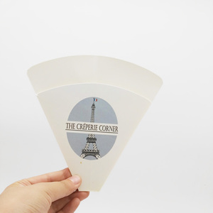 Scatola per Confezionamento Crêpe Francese da Asporto, Cono di Carta per Crêpe in Vendita - Product Image 2