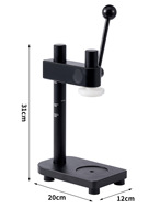 Machine de scellage manuelle en aluminium pour bouteilles de jus, sans alimentation électrique, haute efficacité, hauteur réglable, pour usage commercial extérieur