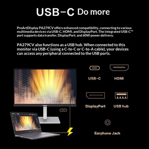 Monitor ASUS ProArt PA279CV de 27 Pulgadas 4K UHD para Diseñadores, Pantalla Profesional con 65W Tipo-C, Soporte Ergonómico Ajustable en Altura, 4K UHD - Product Image 2