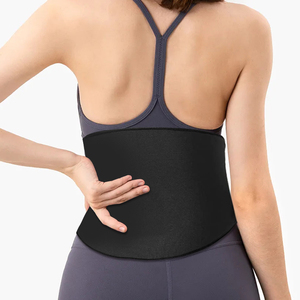 Reusable Lower Back Heat Therapy Pad <b>Black</b> Pain Relief <b>Wrap</b> for Women and Girls Menstrual Cramp Support - Product Image 1