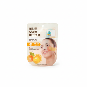 Lindsay Korean Skincare Vitamin Brightening Moisturizing Nourishing Soothing Modeling Face Mask Pack of Masks - Product Image 2