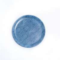 Assiettes en plastique de Restaurant, impression personnalisée, ensemble d'assiettes rondes de 10 pouces pour usage intérieur et extérieur, 12 pièces