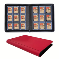 MIO Personalizable 9 Pocket Top Loader Binder 24 páginas de carga lateral 288 + Capacidad para tarjetas de comercio Tarjetas de visita Titular de la tarjeta