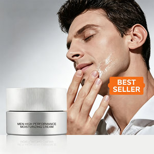 Crema Facial Antiarrugas de Colágeno de Marca Privada, Crema Hidratante Iluminadora con Elastina para Hombres - Product Image 1