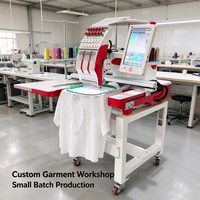 Machine à broder commerciale fiable avec DAHAO A15 pour les uniformes de petits cafés