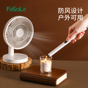 Beans Scented Candle Igniter Long Handle <b>Windproof</b> Electronic Pulse <b>Lighter</b> For Gas Stove Use - Product Image 3