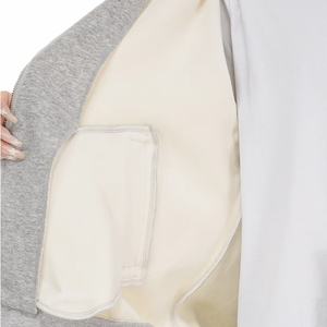 Sudadera con capucha de felpa de 5 rayas estilo vintage casual al por mayor para hombre y mujer, diseño de nicho, chaqueta con capucha - Product Image 4