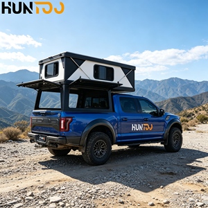 Huntoo Tienda de Campaña Ligera Plegable Estándar de EE. UU. para Camioneta, Remolque de Techo Rígido, <span class=keywords><strong>Camper</strong></span> Deslizable para Camioneta - Product Image 1