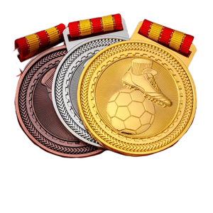 Superventas al por mayor Metal Oro Plata Latón Deportes Recuerdos Correr Medallas en blanco - Product Image 6